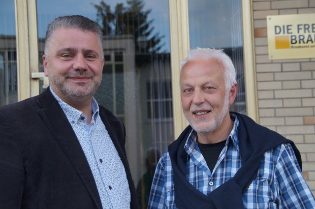 Andreas Bergmann und Roland Schwarzkopf vom Sozialkreis Sulzbach e.V. | Foto: Miriam Weitz