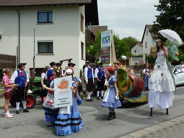 Blumenkorso am 16. Juni 2019 in Michelstadt