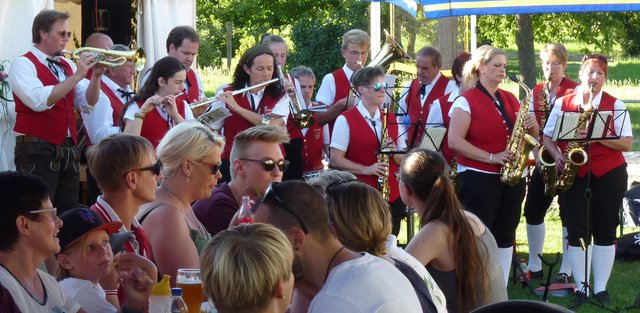 Musikzug Eichenbühl beim Musikfest 100 Jahre Musikkapelle "Bavaria" Neunkirchen