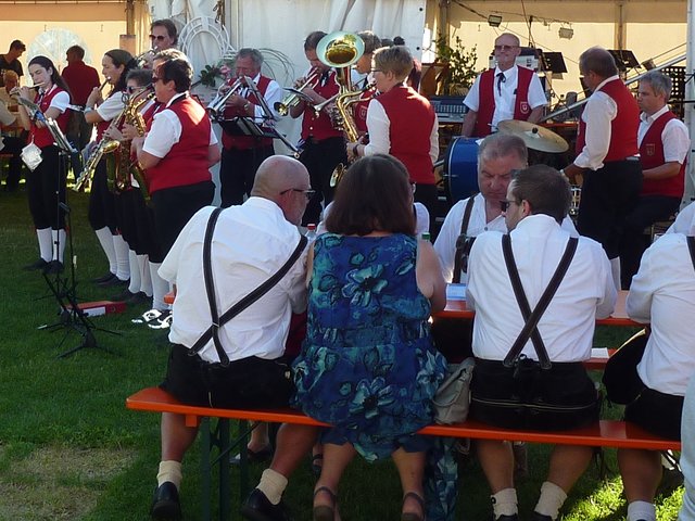 Musikzug Eichenbühl beim Musikfest 100 Jahre Musikkapelle "Bavaria" Neunkirchen