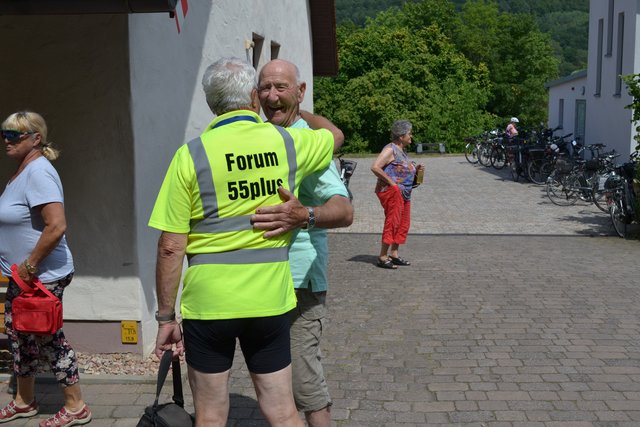 Prototyp des Radlershirts für das Forum 55plus