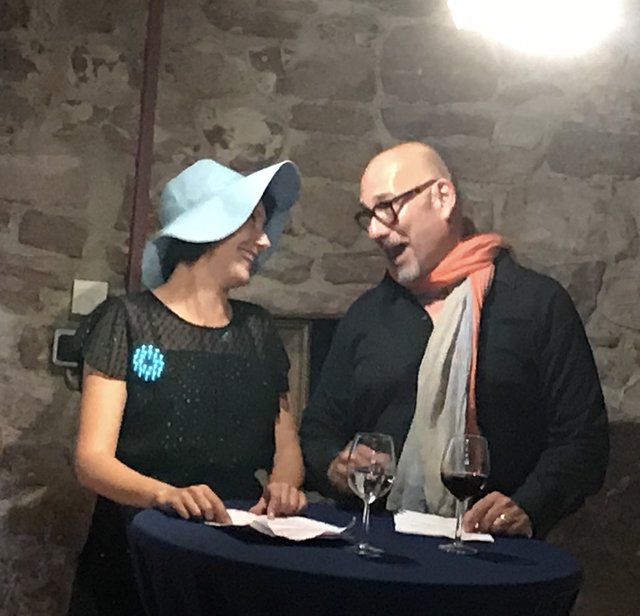 Stefanie Meisenzahl und Markus Rührer im Löw Haus.