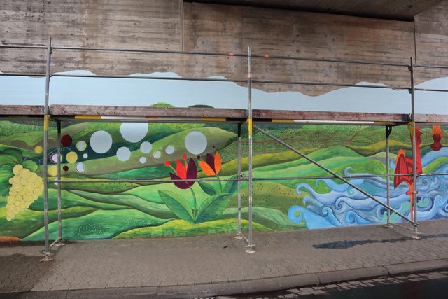 Motiv zum Thema "Besonderes rund um Erlenbach": Landschaft, Weinbau, der Main.