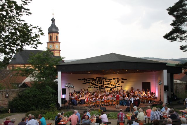 Der Musikverein "Harmonie" Mönchberg bei den Sommernachtsträumen | Foto: Renate Miltenberger