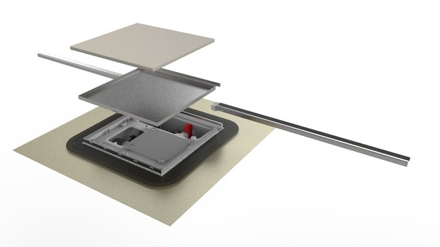 Bild 3: Aufbau des neuen PLANCOFIX LINE. Die Wasserführungsrinnen leiten das Duschabwasser in das Pumpengehäuse. Motor, Hydraulik und Niveausteuerung sind hier integriert.  | Foto: Foto: Pentair Jung Pumpen/TRD Bauen und Wohnen