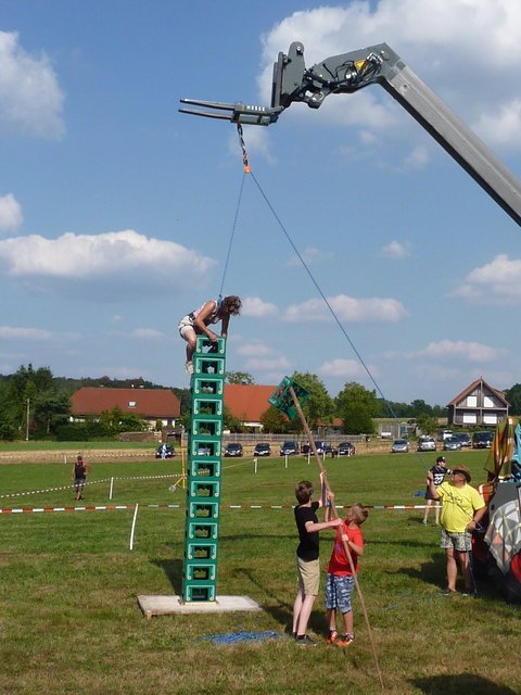 Bierkastensteigen bei WENSCHDORF FILMREIF - unterstützt von der Bergwacht Miltenberg