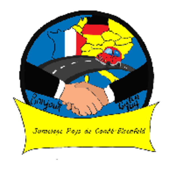 Logo der Städtepartnerschaft Condé-en-Normandie und Elsenfeld
