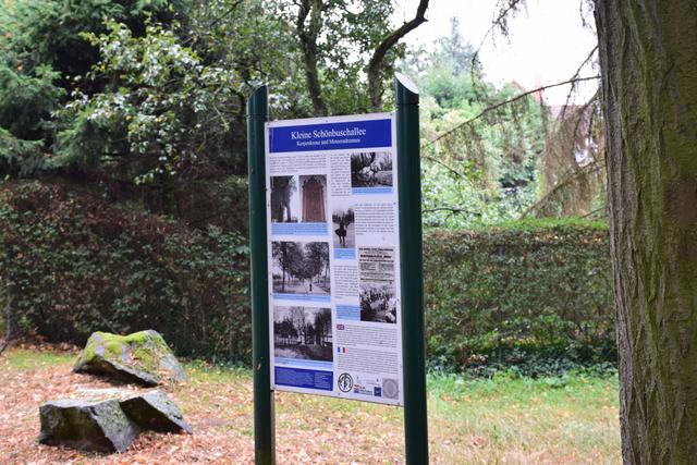 Hinweis auf des Motorradrennen "Rund um den Schönbusch", veranstaltet den Güldner-Motoren-Werken - der Vorläufer des heutigen Stapler-Cups | Foto: Wolfgang Giegerich
