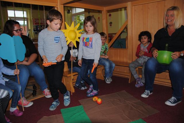 Erntedank ist ein wichtiges Thema im Kindergartenjahr der Katholischen Kindertagesstätte Kunterbunt in Dorfprozelten. | Foto: Andrea Kaller-Fichtmüller