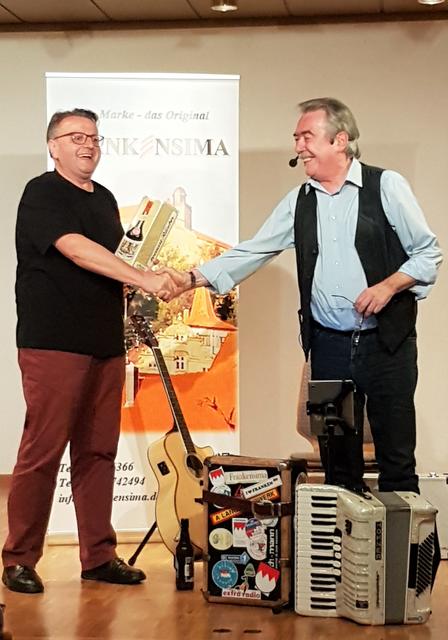 Martin Bauer bedankt sich beim FRANKENSIMA