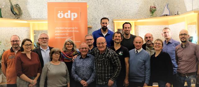 Kreislistenkandidaten der Ökologischen Demokratischen Partei und der Bürgerliste Untermain.