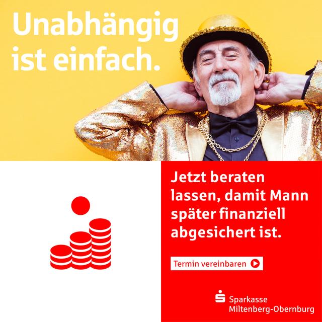 Jetzt beraten lassen, damit Frau/Mann später finanziell abgesichert ist.