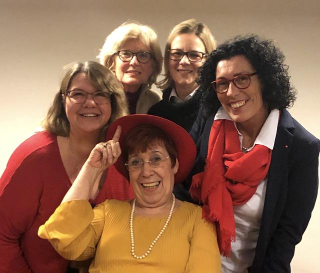 Hochmotiviert sind die Frauen der SPD. | Foto: Adrian Adamczyk