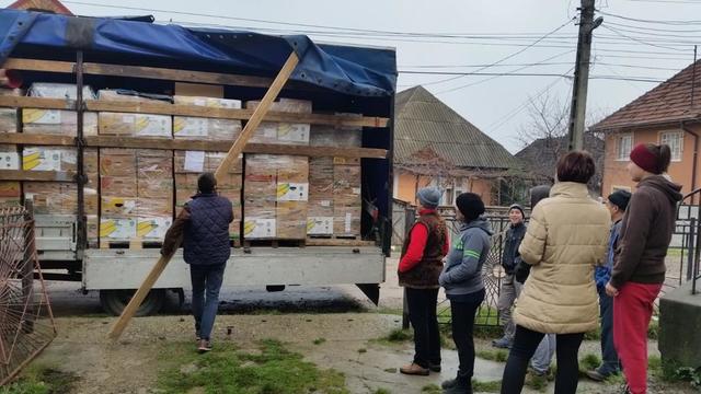 Der Lastwagen mit Hilfsgütern ist bereit zur Abfahrt. | Foto: Verein Nächstenliebe