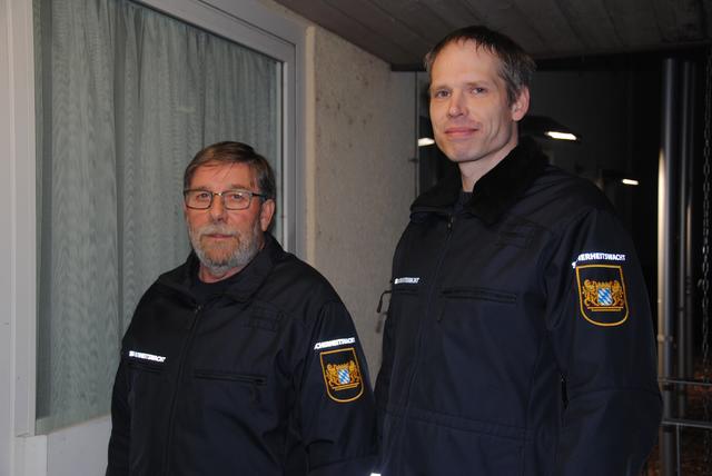 Heinz Thiery (links) und Heiko Roll sind bereits seit einigen Jahren im Dienst der Polizeiinspektion Miltenberg für die Sicherheitswacht ehrenamtlich auf Streife.
