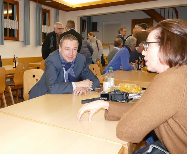 Dr. Armin Bohnhoff, Kandidat für das Amt des Landrates bei der Vorstellung in Mainbullau