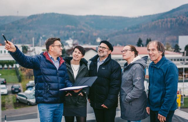 v.l.: Michael Walter, Nici Kolbe, Cornelius Faust, Marion Deumer, Johannes Oswald