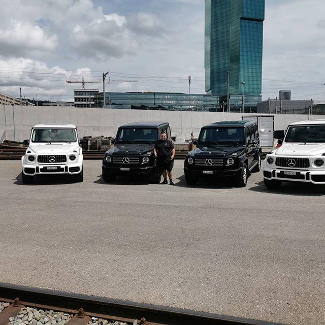 Eine Armada von Mercedes G 63 AMG 2019 - MET300 in seinem Element