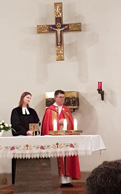 Ökumenische Segensfeier für Paare in Hobbach durch Pfarrerin Romina Englert und Diakon Peter Ricker | Foto: Astrid Lurz
