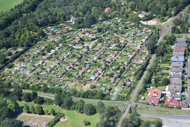 Schrebergärten an der Großostheimer Straße | Foto: Wolfgang Giegerich
