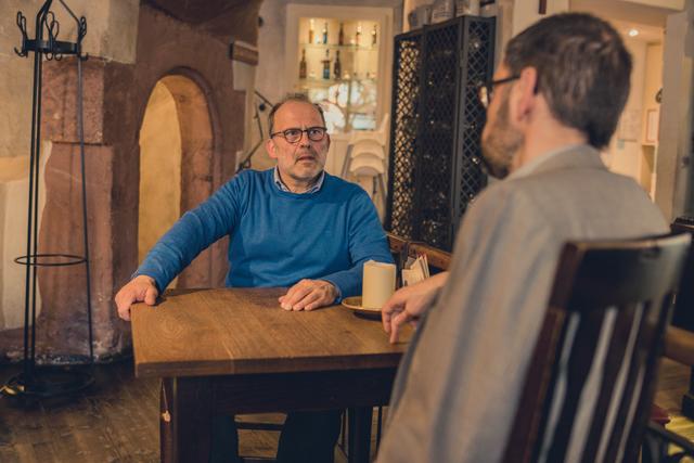 Landrat Jens Marco Scherf und Bürgermeisterkandidat Cornelius Faust kämpfen gemeinsam für den Hochschulstandort Miltenberg