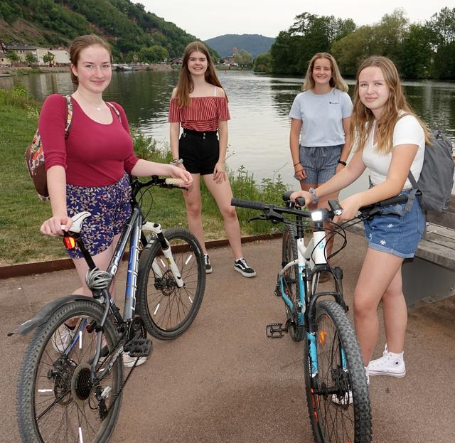 Kurze Rast am Main in Miltenberg. 