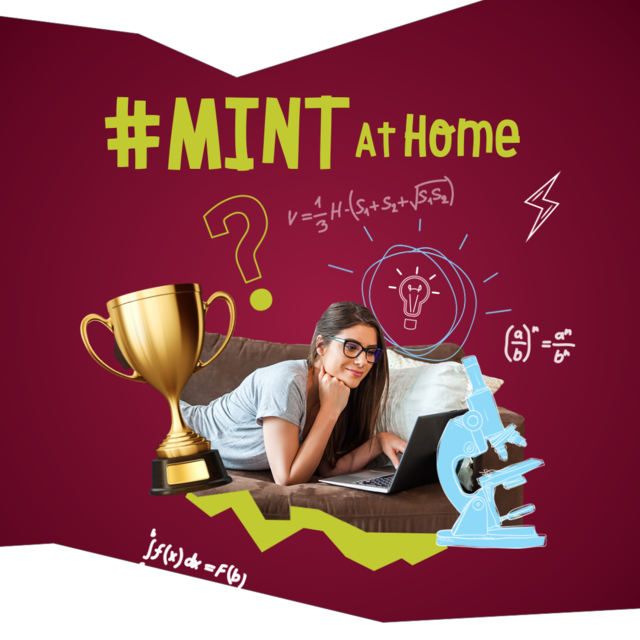 Täglich neue MINT-Aufgaben unter dem #MINTatHome finden. | Foto: BMBF