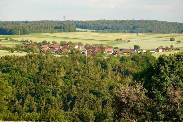 Eichenbühl-Windischbuchen am frühen Morgen