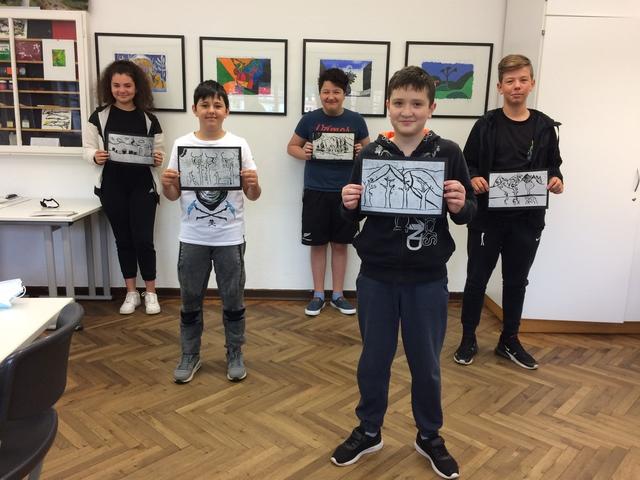 Schüler*innen der Mittelschule Miltenberg | Foto: Alexander Höring 