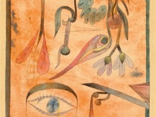 Paul Klee lässt Blumen trauern. Entstanden sind „Trauerblumen“ im Ersten Weltkrieg im Jahr 1917.
Foto: Privatsammlung