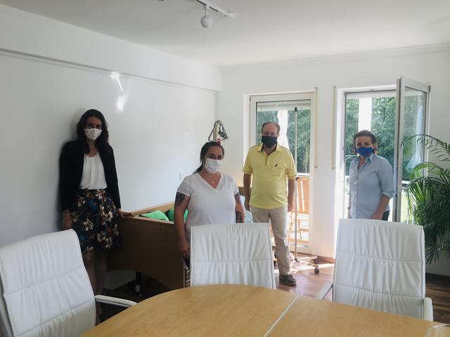 Nicole Bauer, Franziska Lux, Michael Götz-Emmerling, Nicole M. Pfeffer bei A.I.P. Lux - Ambulante Intensivpflege Lux | Foto: Nicole M. Pfeffer