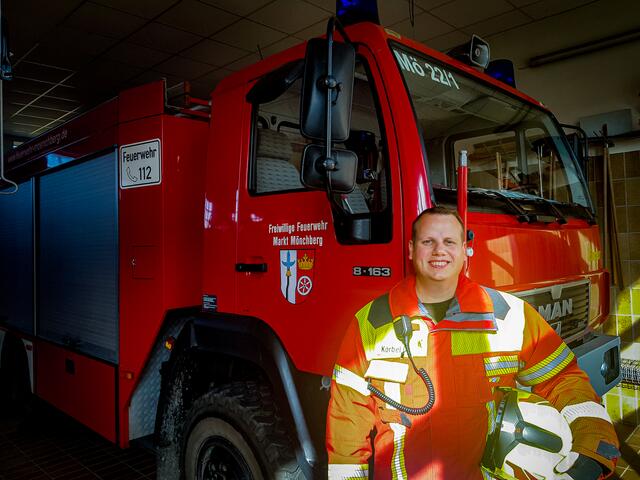 Christof Körbel, 1. Kommandant der Freiwilligen Feuerwehr Mönchberg