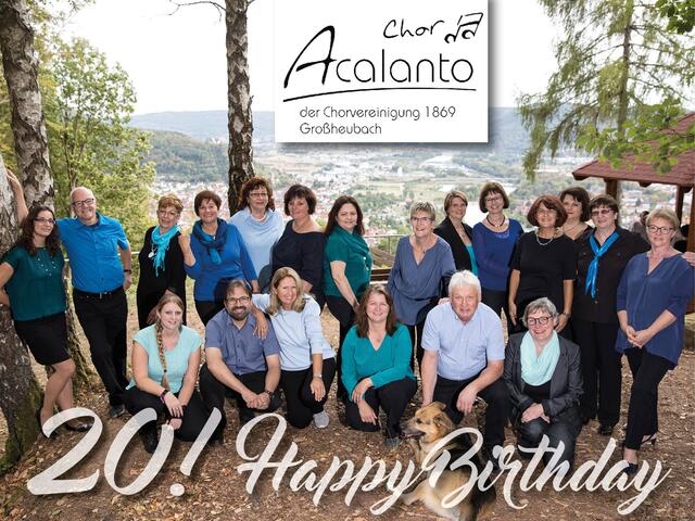 Gruppenfoto Chor "Acalanto"