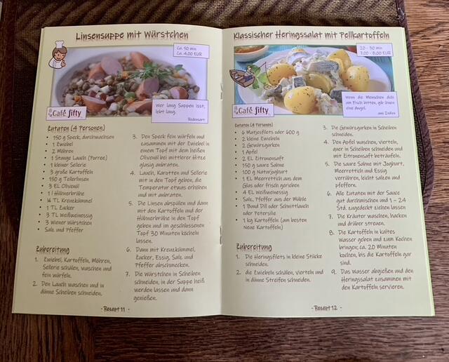 Die Anleitungen zum Nachkochen sind ausführlich und alle mit Fotos ausgestattet.
