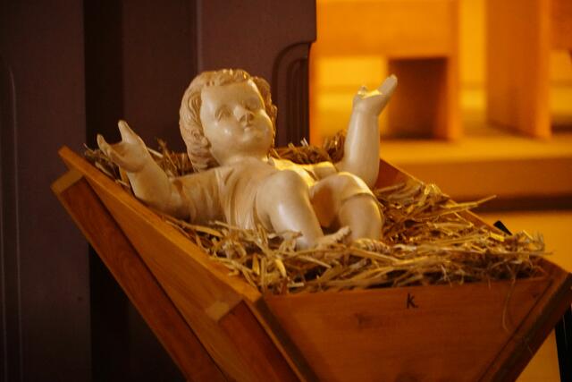Jesuskind in der Miltenberger Stadtpfarrkirche.