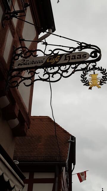 Bäckerei Cafe Haas am Marktplatz.
