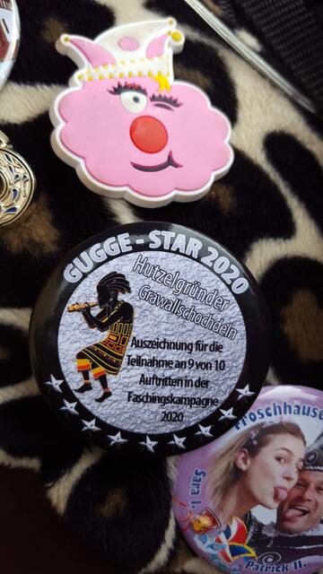 Gugge-Star Button 2020 in Silber