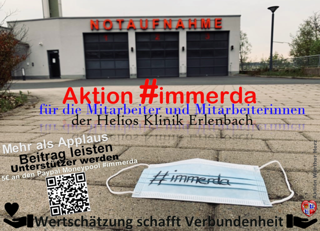 Der Aufruf zur Aktion #immerda. 