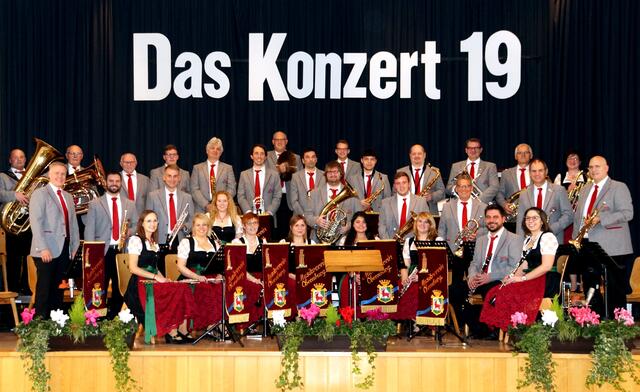 Das Blasorchester des Musikvereins Obernburg im November 2019.