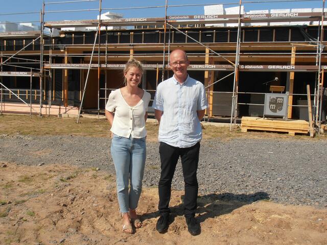 Zuständig für die Außenanlagen: Franziska Bräuninger und Christoph Haug, koeber Landschaftsarchitektur 