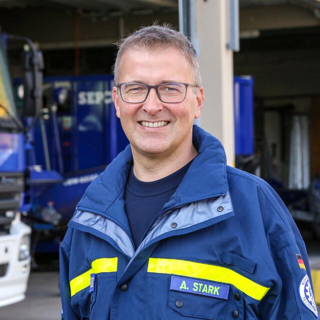 Andre Stark, THW Obernburg, stellv. Ortsbeauftragter und THW Landessprecher Bayern