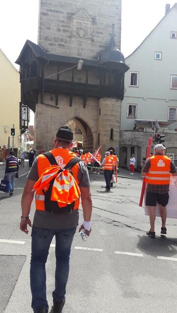 Durch das mittelalterliche Coburg: Kämpfen für eine moderne Wegezeitentschädigung | Foto: Andrea Faggiano, IG BAU