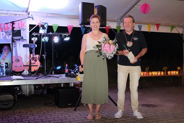 Julia Volk und Johannes Schnabel sind Träger des Landesverbandsordens | Foto: Steffen Sollorz