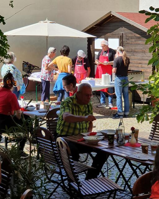 Leckere Speisen und schöne Wohlfühlmomente gabs beim AWO-Sommerfest