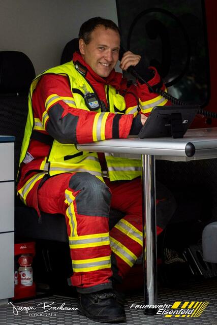 Matthias Zengel aus Elsenfeld, Feuerwehrkommandant und auch bei der Suche nach Vermissten schon oft im Einsatz gewesen.