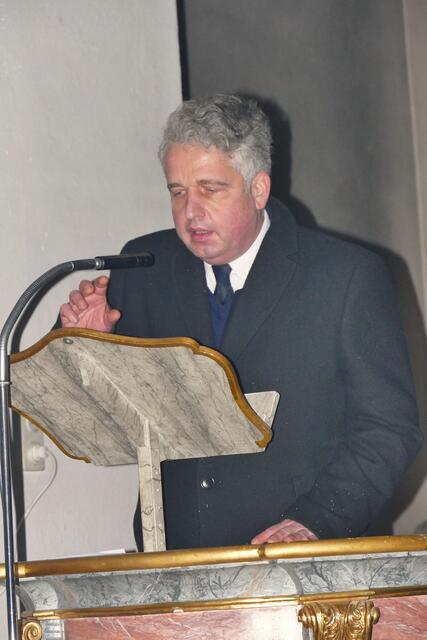 Karl-Theodor Zöller, neu gewählter 1. Brudermeister der "Fünf-Wunden-Bruderschaft" Miltenberg