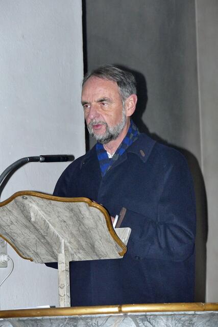 Altbürgermeister Joachim Bieber leitete die Wahl der Brudermeister