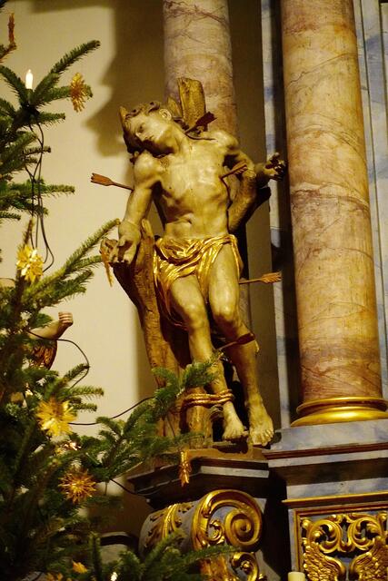  St. Sebastian am Kloster Engelberg. 
