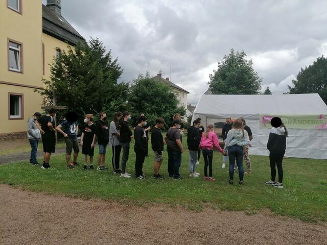 Kinder der Heinrich-Ernst-Stötzner-Schule beim Projekt „WELTfairÄNDERER“ des Jugendhauses im letzten Jahr. | Foto: Heinrich-Ernst-Stötzner-Schule Miltenberg
