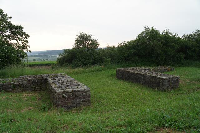 Haselburg bei Walldürn, ehamiges römisches Kastell. 